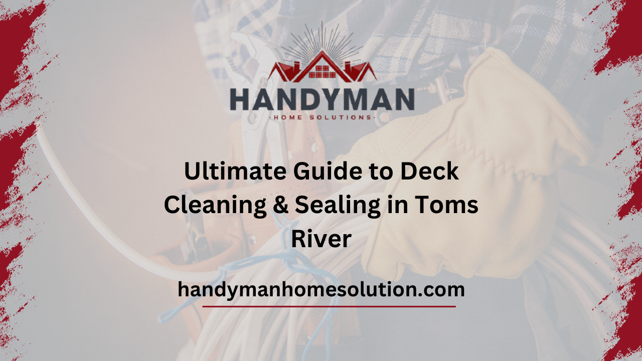 Ultimate Guide to Deck Cleaning & Sealing in Toms River