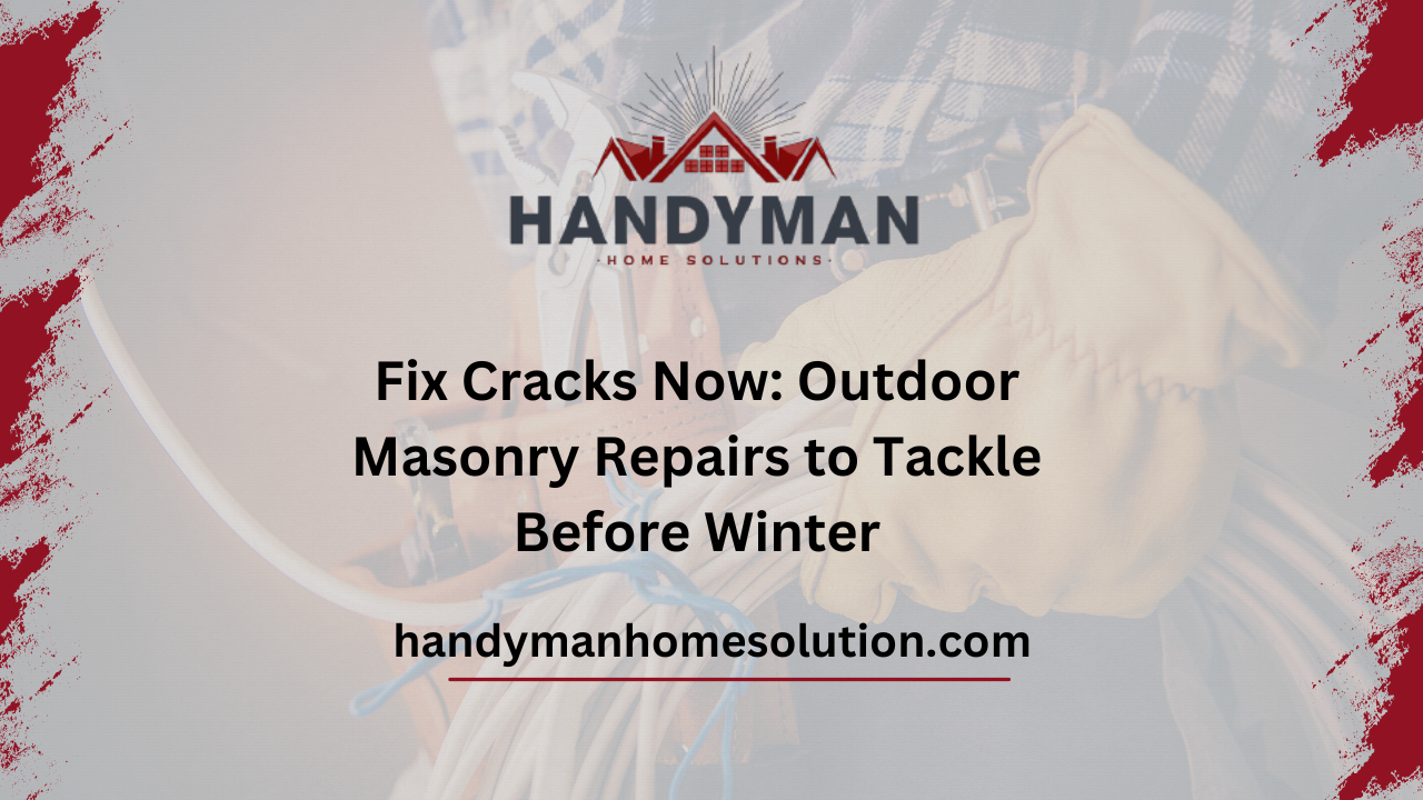 Fix Cracks Now Outdoor Masonry Repairs to Tackle Before Winter