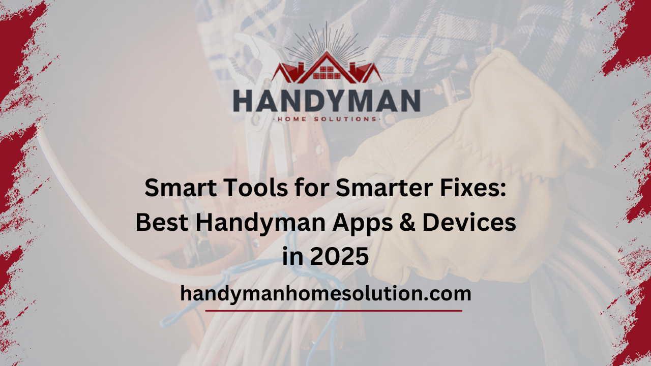 Smart Tools for Smarter Fixes Best Handyman Apps & Devices in 2025