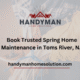 Book Trusted Spring Home Maintenance in Toms River, NJ